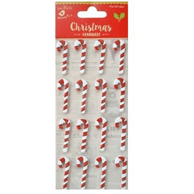 Little Birdie Holiday Elements - Glitter Candy Canes