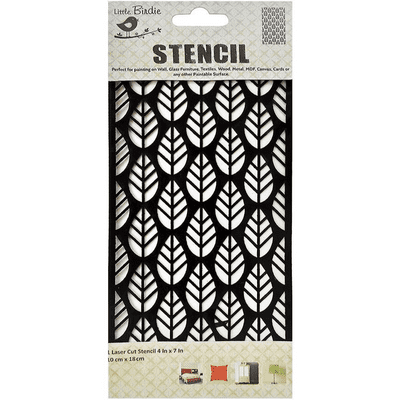 Little Birdie Stencil 4x7 - Leaf