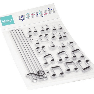 Marianne Design Clear Stamps - Musical Notes