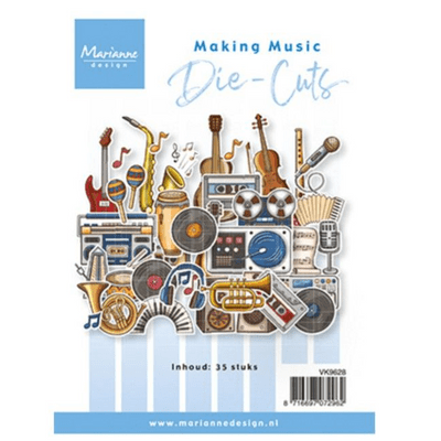 Marianne Design Die-Cuts - Making Music