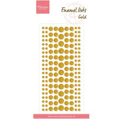Marianne Design Enamel Dots - Gold Glitter