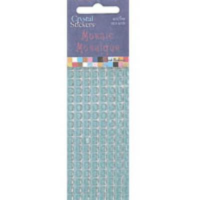 Mark Richards Self Adhesive Mosaics - Light Blue Pearl 5mm