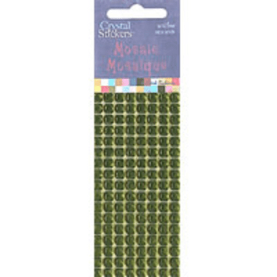 Mark Richards Self Adhesive Mosaics - Olive Pearl 5mm