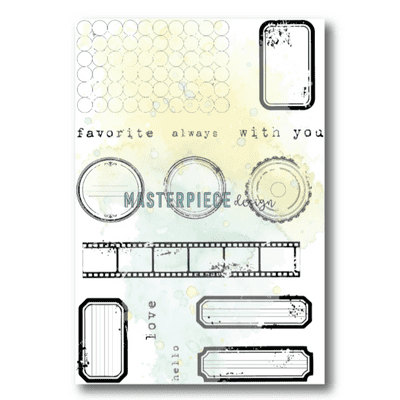 Masterpiece Design Clear Stamp Set - Label Mania