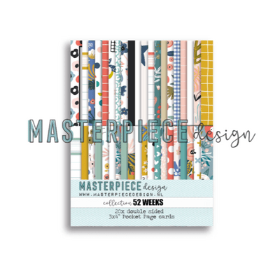 Masterpiece Design Pocket Page Cards - 52 Weeks