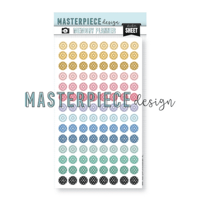 Masterpiece Design Sticker Sheet - Reinforcers Colorful