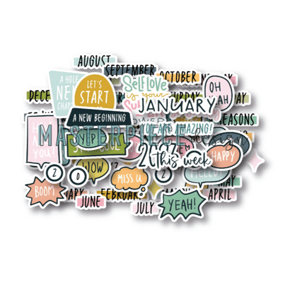 Masterpiece Die-cuts - 365 Days Text