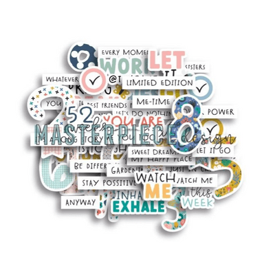 Masterpiece Die-cuts - 52 Weeks Text
