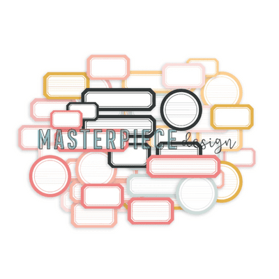 Masterpiece Die-cuts - Baby Girl Labels