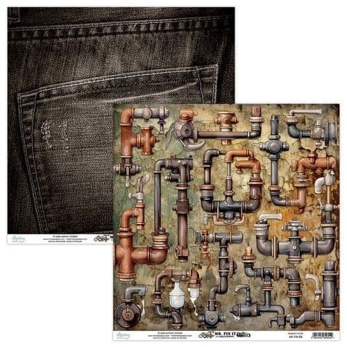 Mintay 12x12 Paper Mr Fix It 02