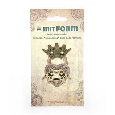 Mitform Metal Embellishments - Corners 8 