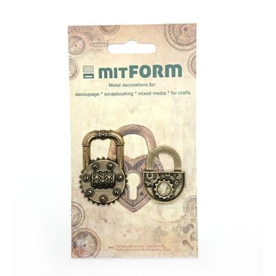 Mitform Metal Embellishments - Padlocks 1