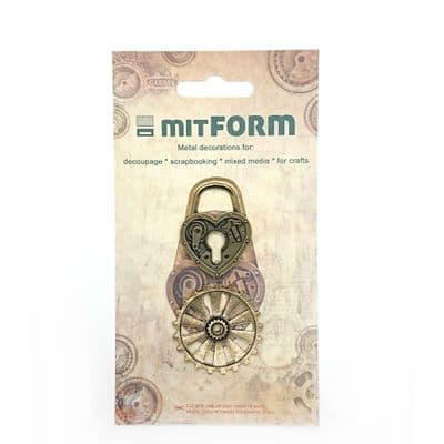 Mitform Metal Embellishments - Padlocks - MITS002