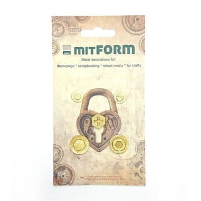 Mitform Metal Embellishments - Screw 1