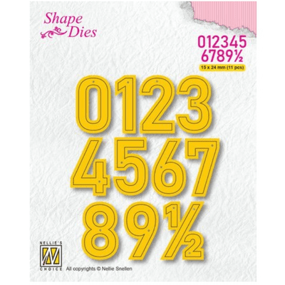 Nellie’s Choice Shape Dies - Numbers Large