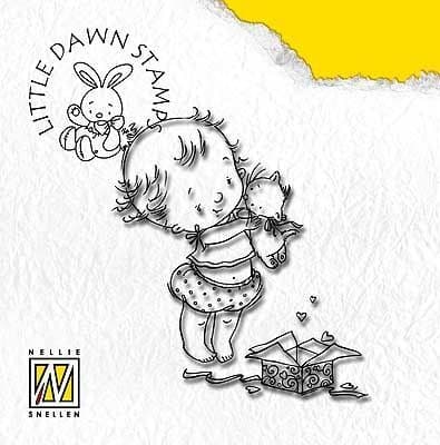 Nellie Snellen - Little Dawn Clear Stamp - Surprise!