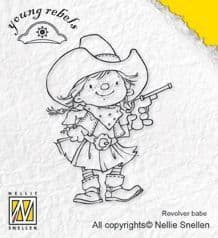 Nellie Snellen - Young Rebel Clear Stamp - Revolver Babe