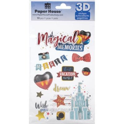 Paper House 3D Stickers - Magical Memories