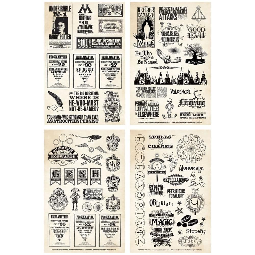 Paper House Classic Stickers - Harry Potter Papers & Proclamations