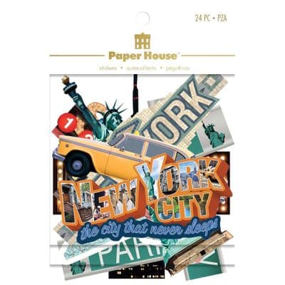 Paper House Self-Adhesive Die-Cuts - New York City