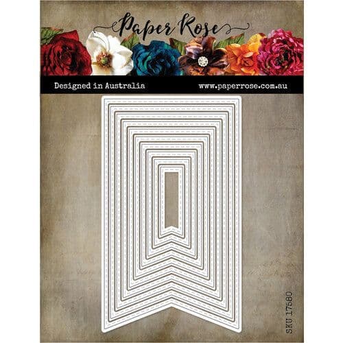 Paper Roses Banner Paper Rose Cutting Die - Banner 1 Large