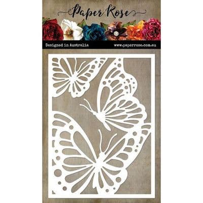 Paper Rose Cutting Die - Butterfly Coverplate
