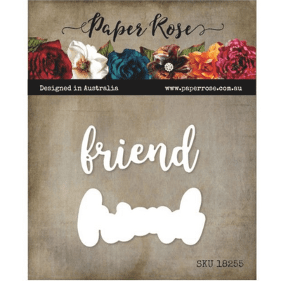 Paper Rose Cutting Die - Friend Layered
