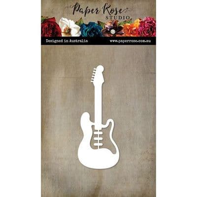Paper Rose Cutting Die - Large Guitar 2