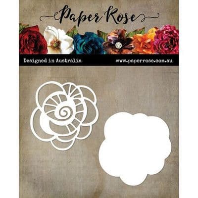 Paper Rose Cutting Die - Layered Doodle Flower 3