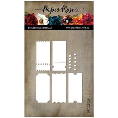 Paper Rose Cutting Die - Tickets