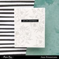 Paper Rose Stamp Set - Big Bloom