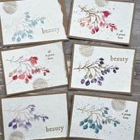 PaperArtsy Alison Bomber 54: Twisted Branches Edition - AB054 was EAB54 Mounted Rubber Stamp
