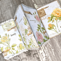 PaperArtsy Alison Bomber 59: Rose Edition - AB059 Mounted Rubber Stamp
