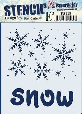 PaperArtsy E³ Stencil - Kay Carley {EKC} 118 - PS118