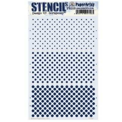 PaperArtsy E³ Stencil Large - Scrapcosy 359 - PS359