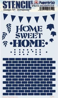 PaperArtsy E³ Stencil Large - Scrapcosy 375 - PS375