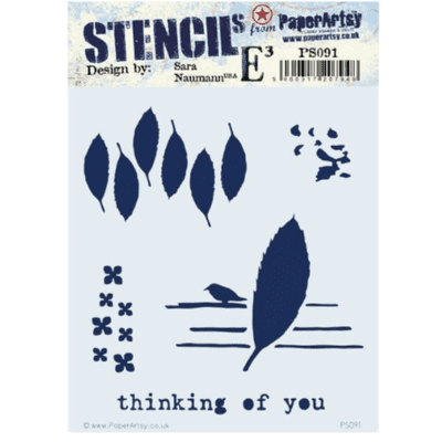 PaperArtsy E³ Stencil - Sara Naumann  {ESN} 091 - PS091