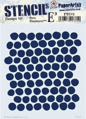 PaperArtsy E³ Stencil - Sara Naumann {ESN} 101 - PS101