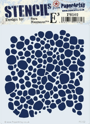 PaperArtsy E³ Stencil - Sara Naumann  {ESN} 102 - PS102