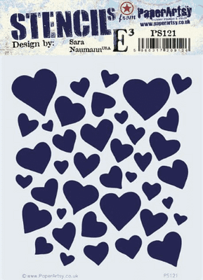 PaperArtsy E³ Stencil - Sara Naumann  {ESN} 121 - PS121