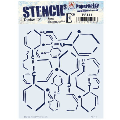 PaperArtsy E³ Stencil - Sara Naumann  {ESN} 144 - PS144