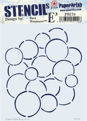 PaperArtsy E³ Stencil - Sara Naumann  {ESN} 176 - PS176