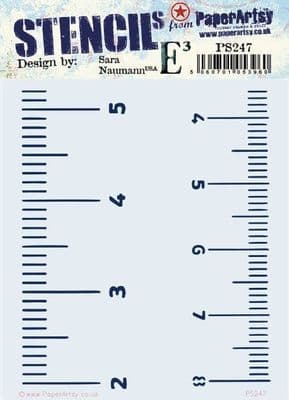 PaperArtsy E³ Stencil - Sara Naumann  {ESN} 247 - PS247