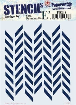 PaperArtsy E³ Stencil - Sara Naumann  {ESN} 248 - PS248