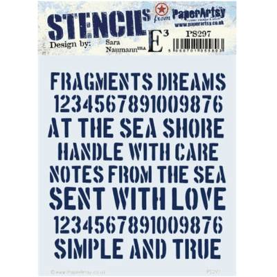 PaperArtsy E³ Stencil - Sara Naumann  {ESN} 297 - PS297