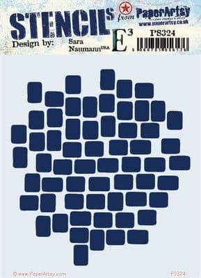 PaperArtsy E³ Stencil - Sara Naumann {ESN} 324 - PS324