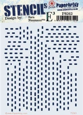 PaperArtsy E³ Stencil - Sara Naumann {ESN} 363 - PS363