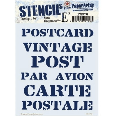 PaperArtsy E³ Stencil - Sara Naumann {ESN} 370 - PS370