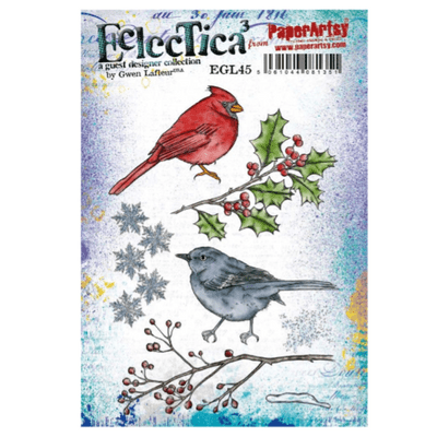 PaperArtsy Eclectica E³ Gwen Lafleur 45 Mounted Rubber Stamp Set - EGL45