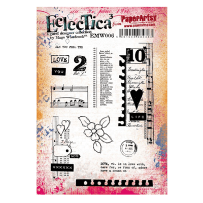 PaperArtsy Eclectica E³ Mags Woodcock 06 Mounted Rubber Stamp Set - EMW006